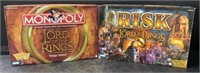 Lord of the Rings Risk & Monopoly Games