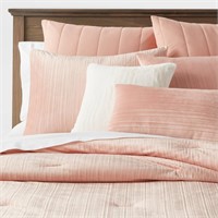 $99  8pc King Velvet Set Salmon Pink - Threshold