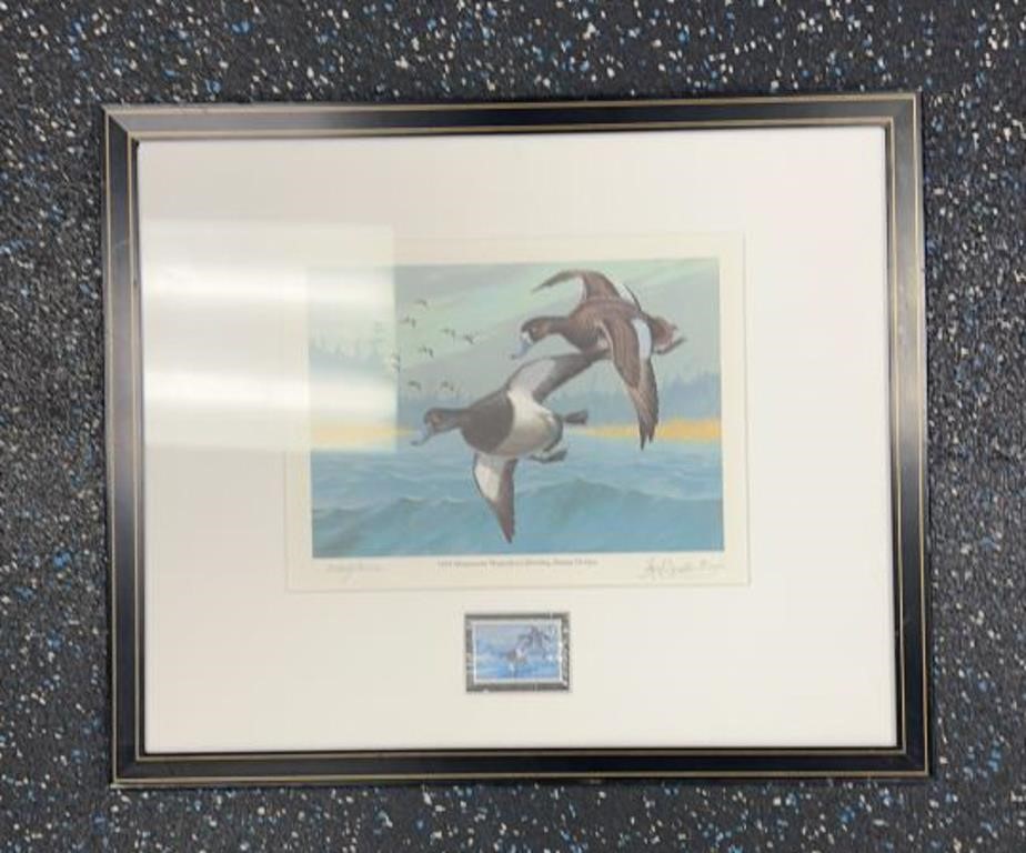 Duck Stamp Prints in frames, 8 Different Federal a