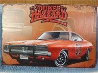 Dukes of Hazzard Metal Sign -8" x 12"