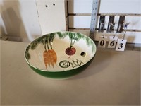 Hand Painted Bowl - California potery Mcm