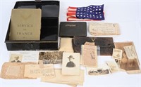 WWI ARCHIVE OF A MEDIC WHO LATER KILLED HIMSELF