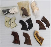 (8) Sets of Various Pistol Grips Includes Wood,