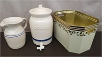 Marshal Pottery Pitcher, Water Cooler &