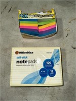 POST IT NOTES AND PADS