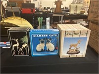 Assorted NIB Vintage Animals, Ceramic And Brass