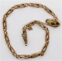9ct gold chain bracelet