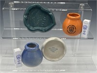 4 UHL Pottery / Acorn Wares Collectors Society