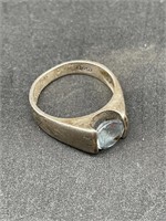Vintage Silver 925 Ring With Gemstone