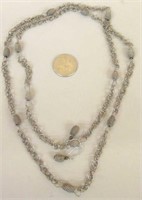 Sterling Unmarked "Acorn" Necklace & Earring Set