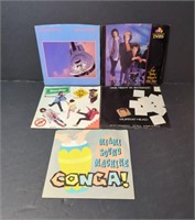 1984 & 85 Vinyl Records (45/7") Set of 5 1985