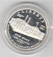 2006 US Proof Silver One Dollar Coin San Francisco
