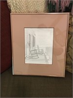 Rose Gold Matted Picture