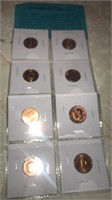 Uncirculated medallions (8)