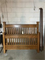 Oak Queen Wood Bed Frame