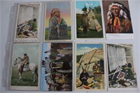 8- Native American Postcards Group M