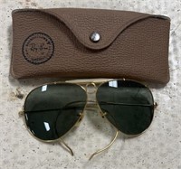 Ray Ban Aviator Safari Sunglasses