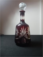 Vintage Lausitzer Colored Crystal Cordial Liquor