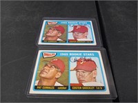 2 Authentic 1965 Topps Autographed Baseball Cards