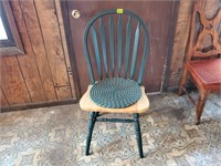 Green dining chair