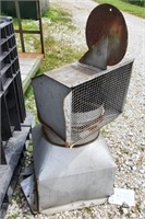 Metal roof top vent,  16" sq. base