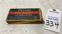 Peters High Velocity 32 Remington Vintage