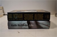 2 ROLLING STONES HARD COVER BOOKS