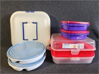 Plastic Cupcake Containers and Lids, Plastic