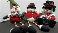 Snowman collection, 2 shelf sitters