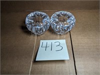 Waterford Crystal Candlestick Holders Set of 2