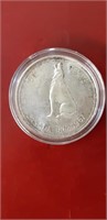 1967 Canadian Silver Half Dollar & protective case