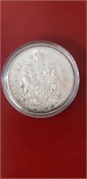1961 Canadian Silver Half Dollar & protective case