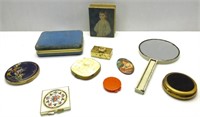 Vintage Pocket Mirrors,Compacts, Jewelry Box, ect