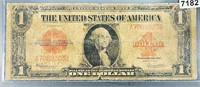 1923 $1 Red Seal Bill LIGHTLY CIRCULATED