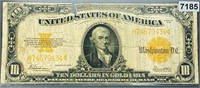 1922 $10 Gold Certificate LIGHTLY CIRCULATED