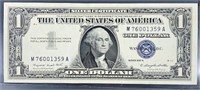 1957 US $1 Blue Seal Bill UNCIRCULATED