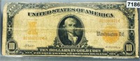 1907 $10 Gold Certificate LIGHTLY CIRCULATED