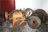 5 Tractor Tires, Rims, Tractor Engine