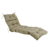 QILLOWAY Indoor/Outdoor Chaise Lounge Cushion,Spri