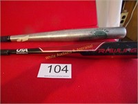 Aluminum Bats (2) - Rawlings / Softball 34"