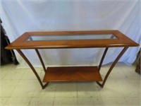 Glass Top Sofa Table