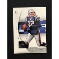 2005 Sp Tom Brady Card