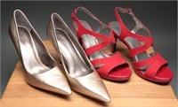 (Pre-Owned) Brandy Red Heels & Light Natu Heels 8M