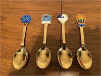 Lot of 4 A. Michelsen Sterling Silver Spoons