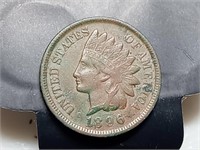 OF)  1896 full Liberty Indian Head cent
