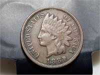 OF)  1889 full Liberty Indian Head cent