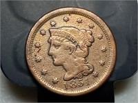 OF)  1851 US large cent