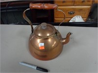 Copper Tea Kettle, Approx. 8"