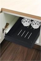 HIKITMATE Pull Out Cabinet Organizer, Carbon Stee