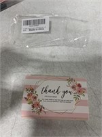 50 PACK OF THANK YOU FOR YOUR ORDER CARDS